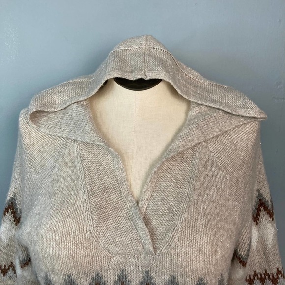 EVRI Pull Over V-Neck Hoodie Tunic Metallic Thread Lightweight Sweater Plus 0X - Picture 3 of 13